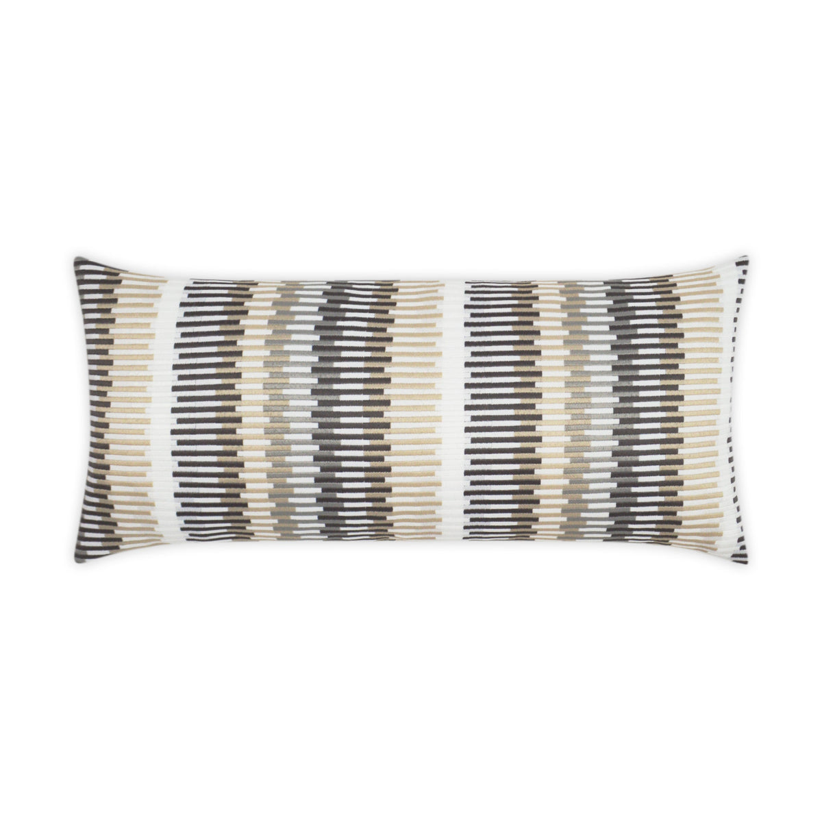 D.V. Kap Outdoor Sunfun Stripe Lumbar Pillow - Linen