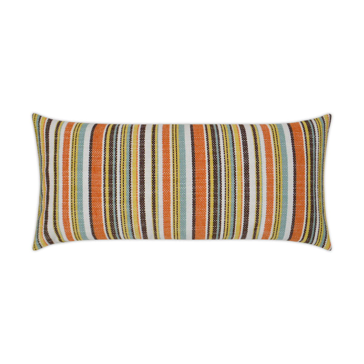 D.V. Kap Outdoor Fancy Stripe Lumbar Pillow - Multi