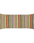 D.V. Kap Outdoor Fancy Stripe Lumbar Pillow - Multi