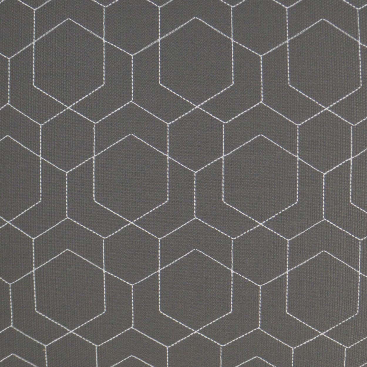 D.V. Kap Outdoor Hex Quilt Pillow - Grey