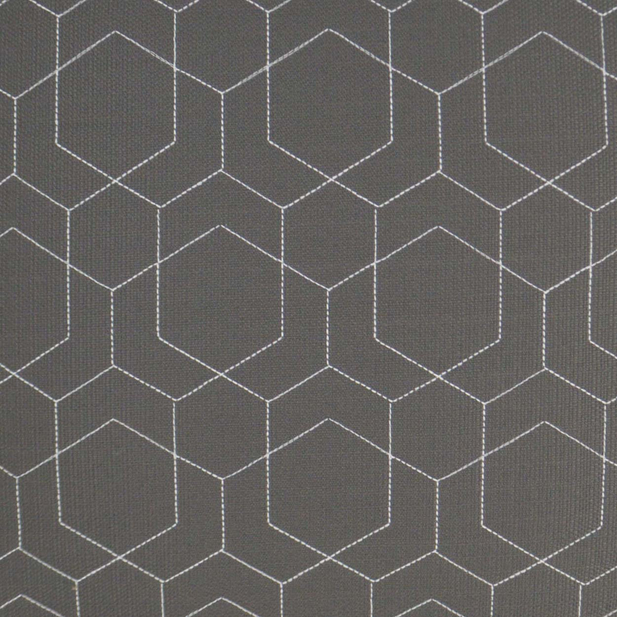 D.V. Kap Outdoor Hex Quilt Lumbar Pillow - Grey