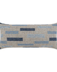 D.V. Kap Outdoor Blockweave Lumbar Pillow - Indigo
