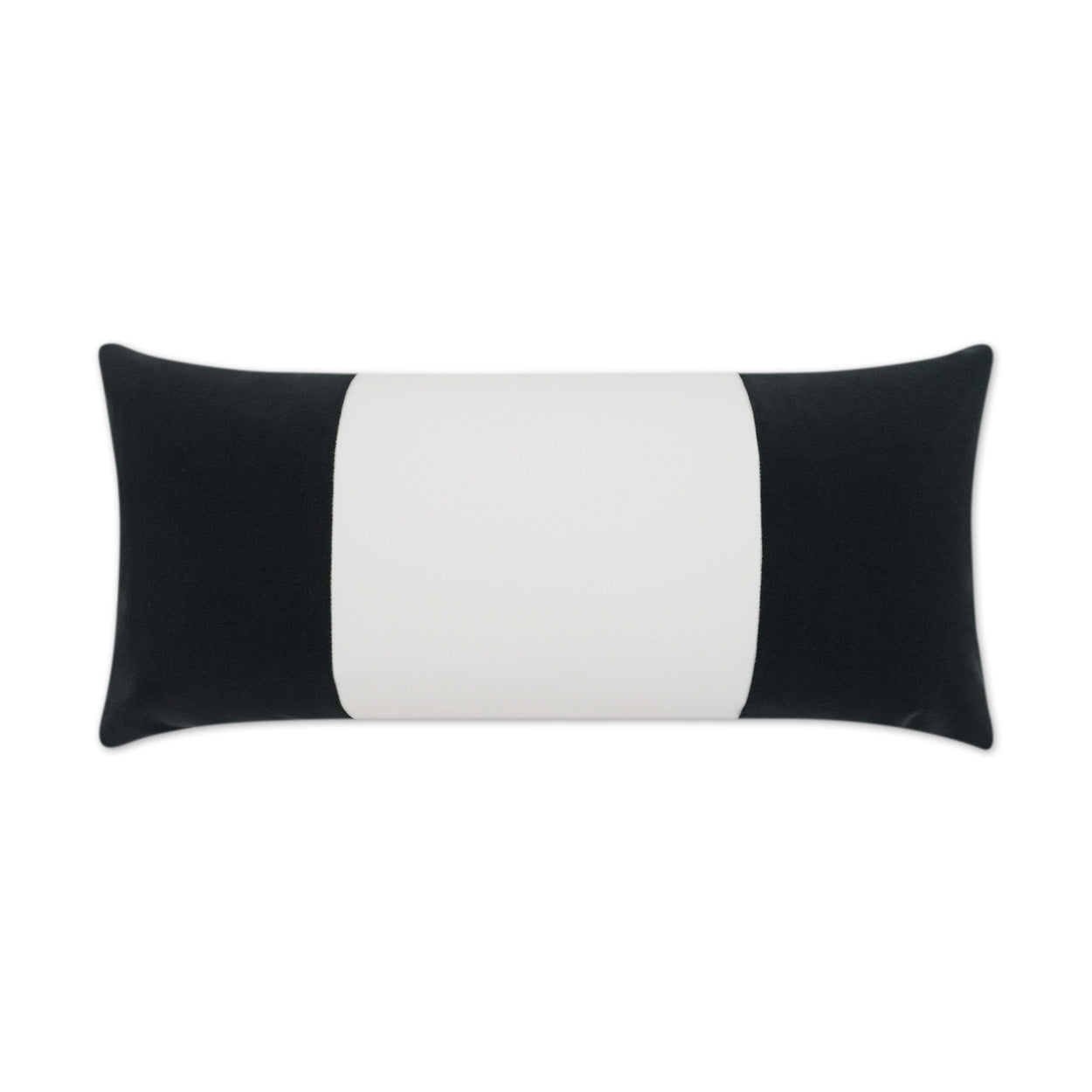 D.V. Kap Outdoor Sundance Band Lumbar Pillow - Charcoal