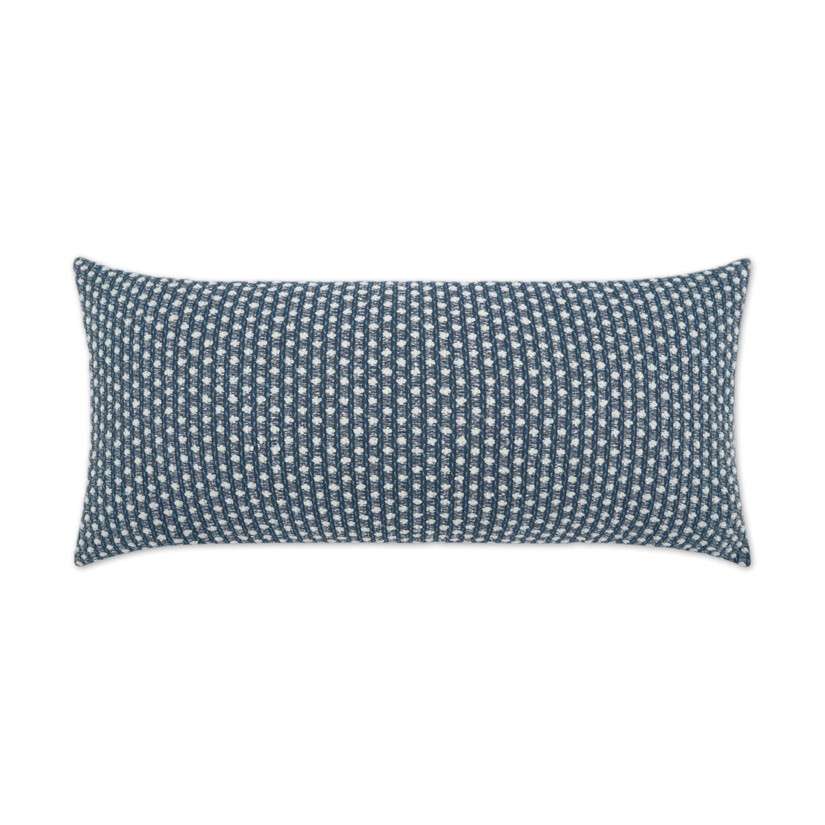D.V. Kap Outdoor Dot Dash Lumbar Pillow - Blue