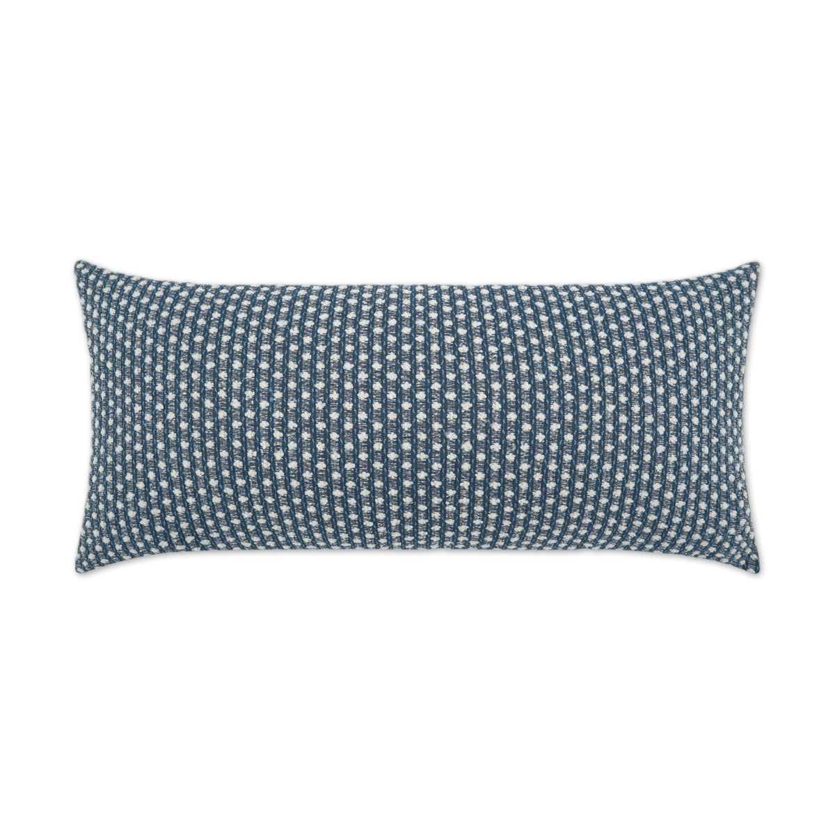 D.V. Kap Outdoor Dot Dash Lumbar Pillow - Blue
