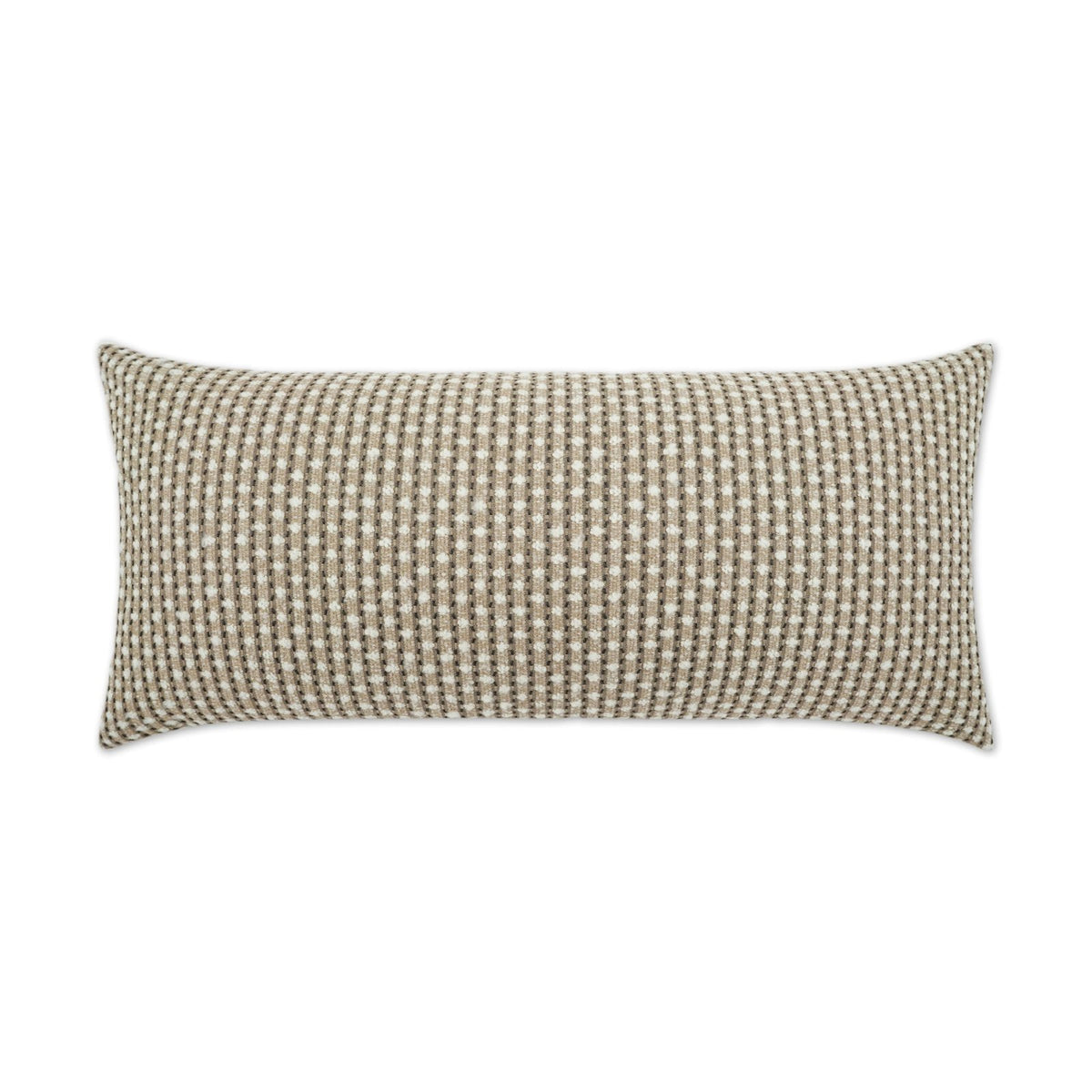 D.V. Kap Outdoor Dot Dash Lumbar Pillow - Taupe