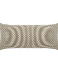 D.V. Kap Outdoor Dot Dash Lumbar Pillow - Taupe