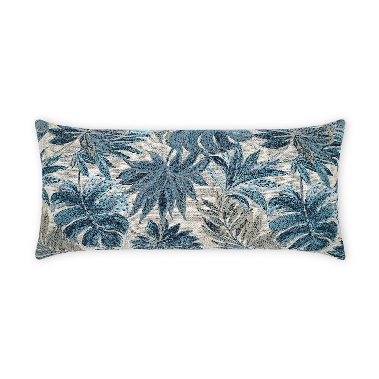 D.V. Kap Outdoor Rain Forest Lumbar Pillow - Blue
