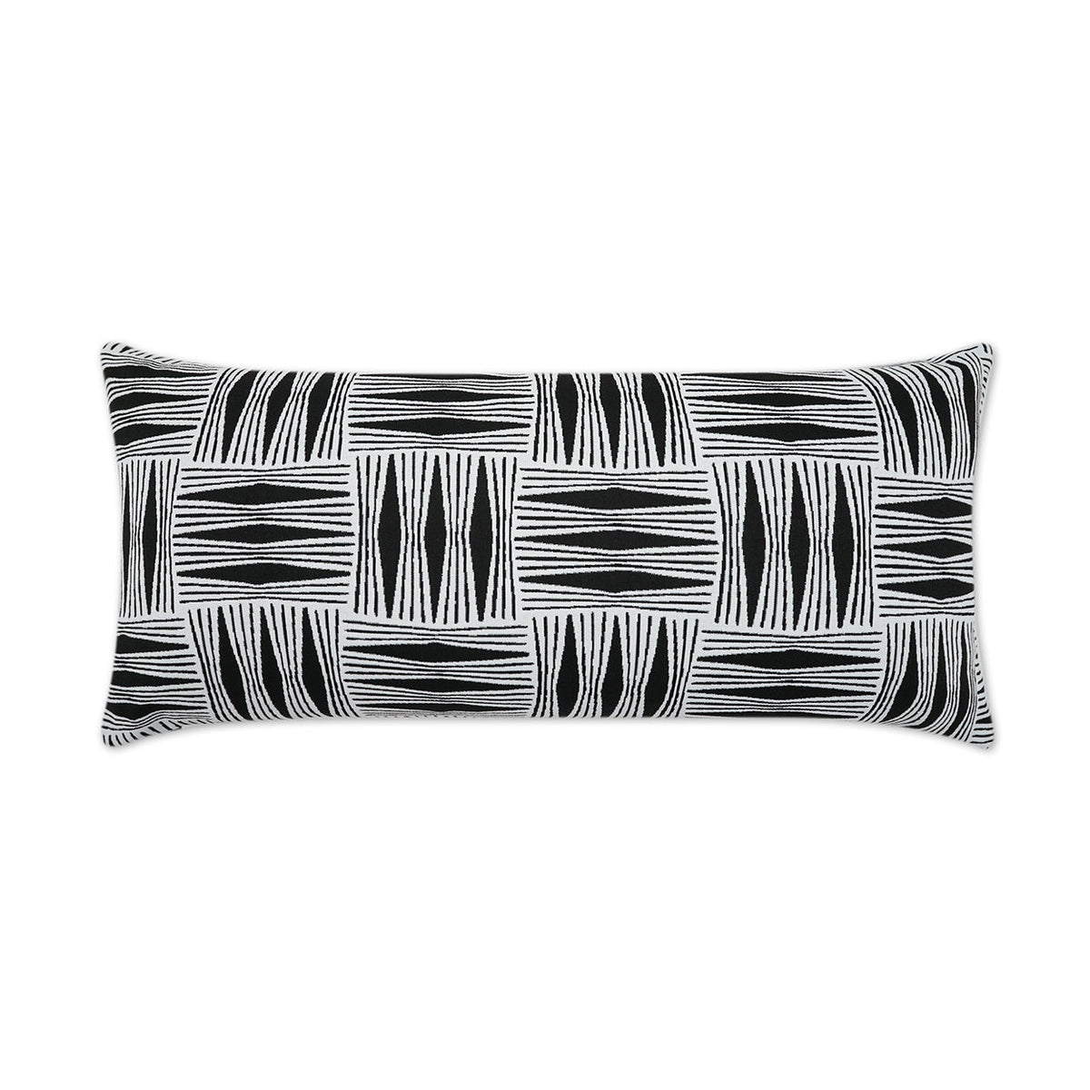 D.V. Kap Outdoor Kizomba Lumbar Pillow - Ebony