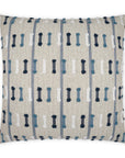 D.V. Kap Outdoor Tassel Stripe Pillow - Blue