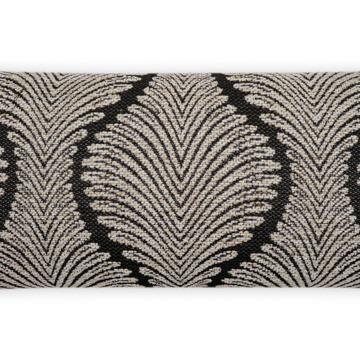 D.V. Kap Outdoor Palmyra Lumbar Pillow - Black