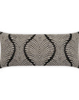 D.V. Kap Outdoor Palmyra Lumbar Pillow - Black