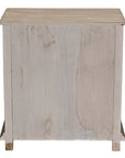 Livingston Wooden 3 Drawers Small Nightstand