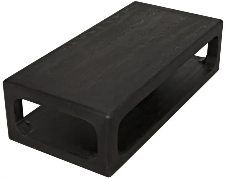 Jean Wooden Rectangular Coffee Table