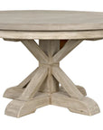 Isabelle Wooden Extendable Round Dining Table