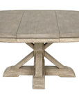 Isabelle Wooden Extendable Round Dining Table