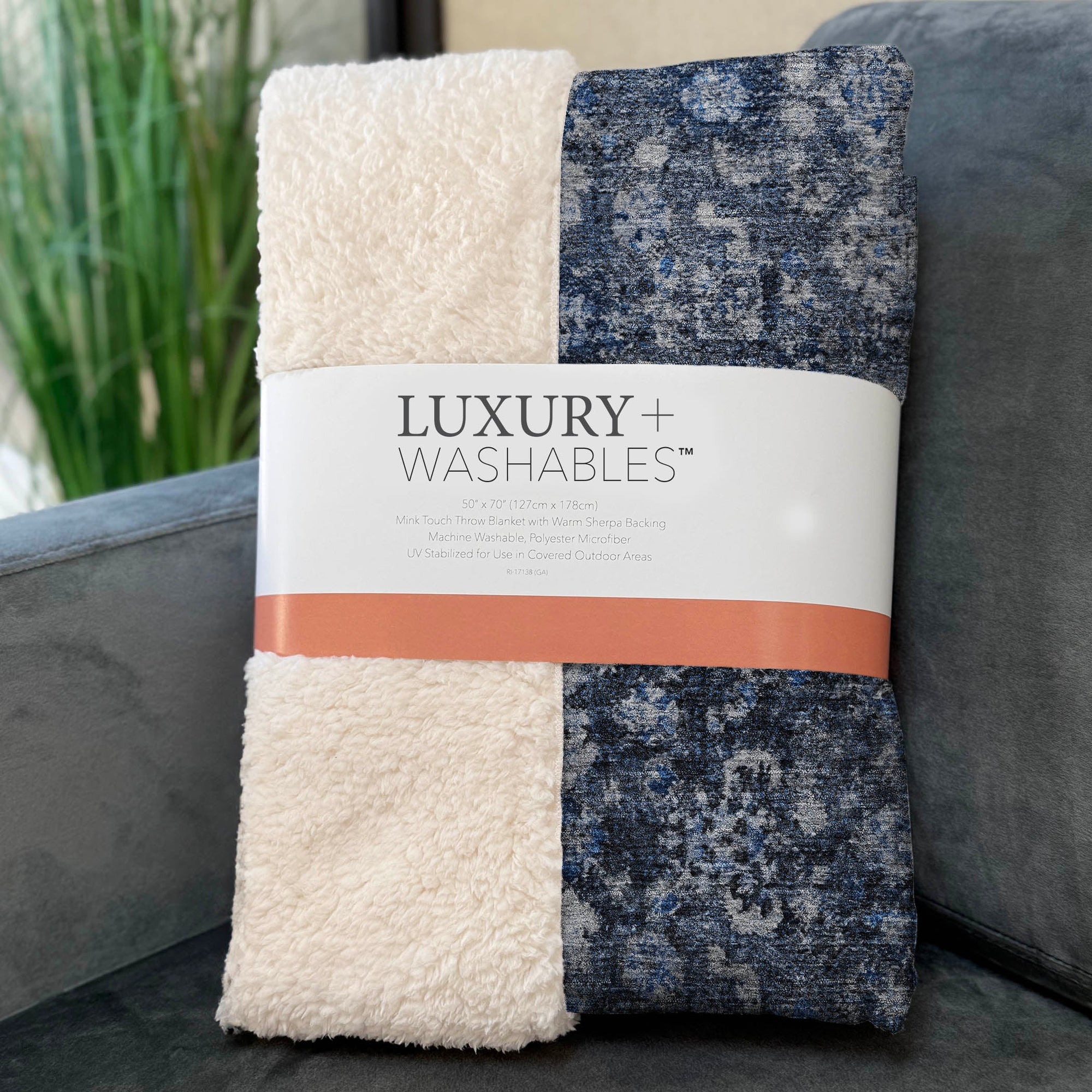 Addison Rugs Ocean Ripples 50" x 70" Throw Blanket