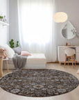 Addison Rugs Ocean Ripples Brown Washable Indoor-Outdoor Rug