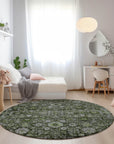 Addison Rugs Ocean Ripples Green Washable Indoor-Outdoor Rug