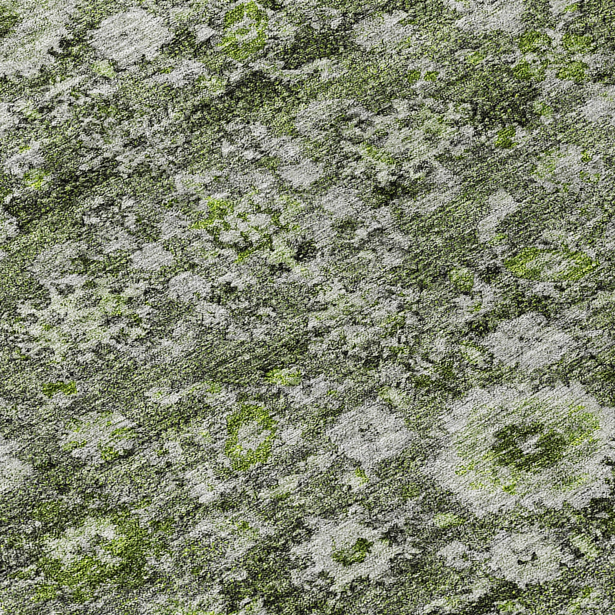 Addison Rugs Ocean Ripples Green Washable Indoor-Outdoor Rug