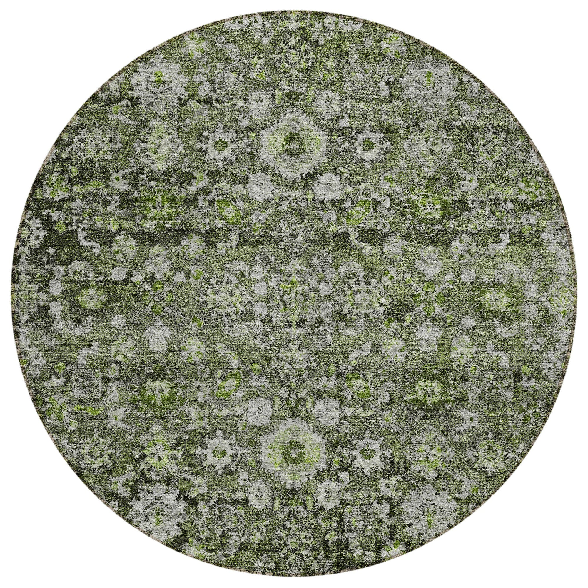 Addison Rugs Ocean Ripples Green Washable Indoor-Outdoor Rug