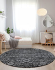 Addison Rugs Ocean Ripples Grey Washable Indoor-Outdoor Rug