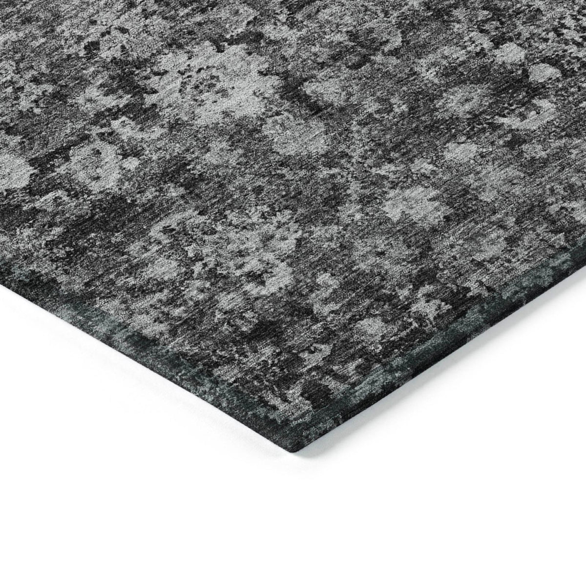 Addison Rugs Ocean Ripples Grey Washable Indoor-Outdoor Rug