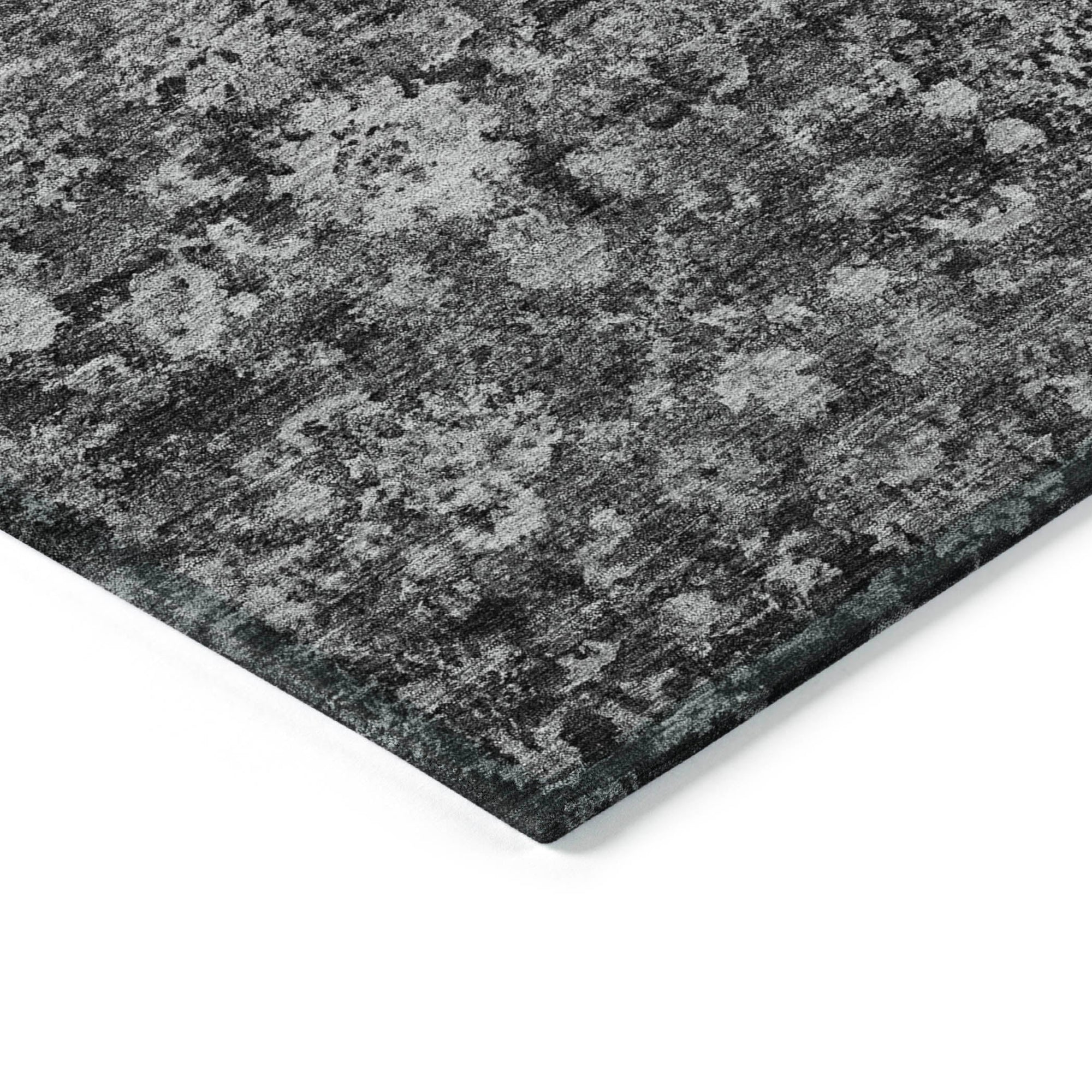 Addison Rugs Ocean Ripples Grey Washable Indoor-Outdoor Rug