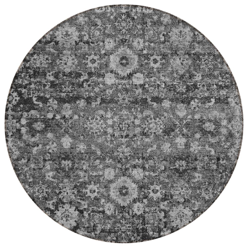 Addison Rugs Ocean Ripples Grey Washable Indoor-Outdoor Rug