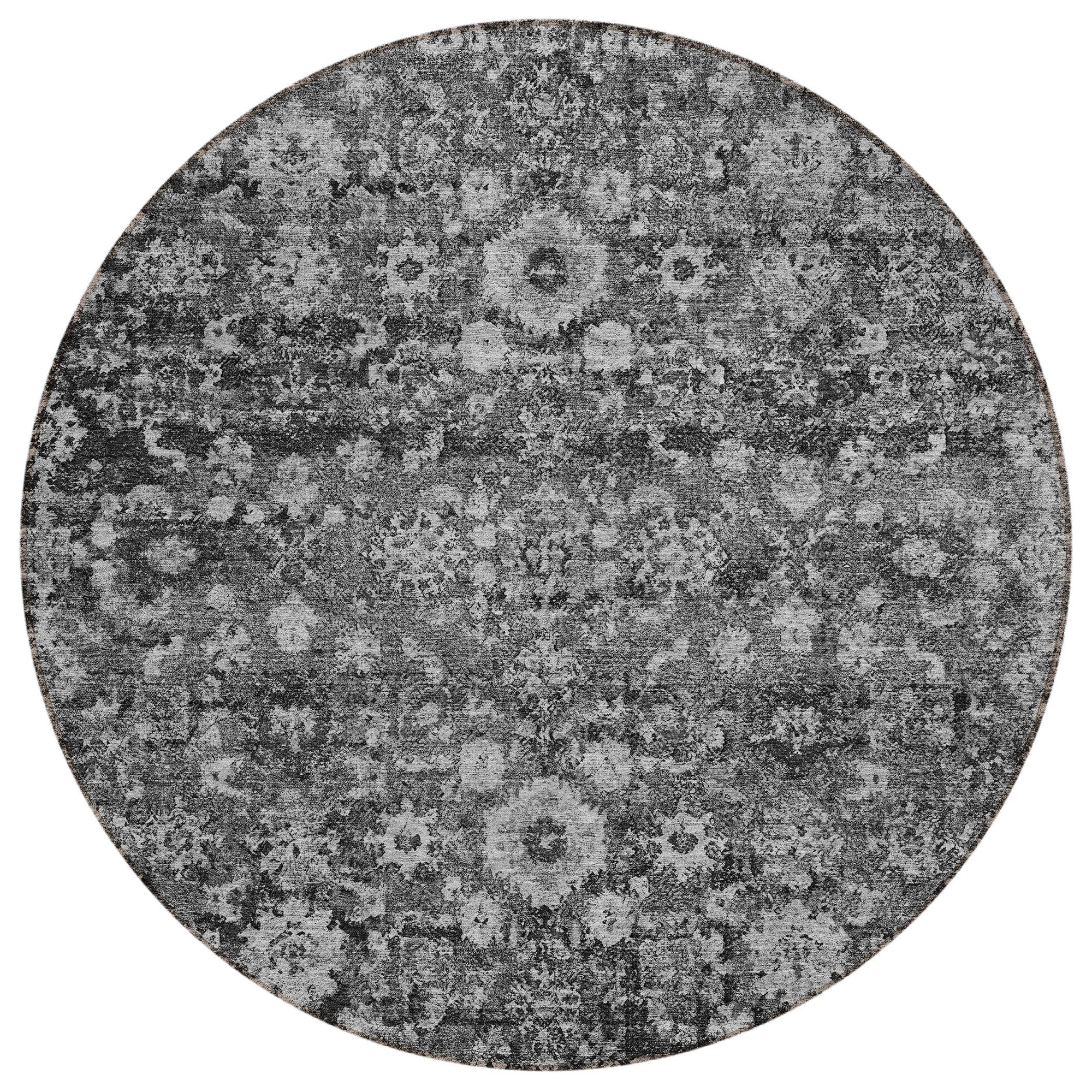 Addison Rugs Ocean Ripples Grey Washable Indoor-Outdoor Rug