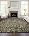 Addison Rugs Ocean Ripples Mocha Washable Indoor-Outdoor Rug