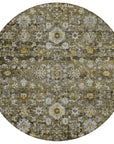 Addison Rugs Ocean Ripples Mocha Washable Indoor-Outdoor Rug