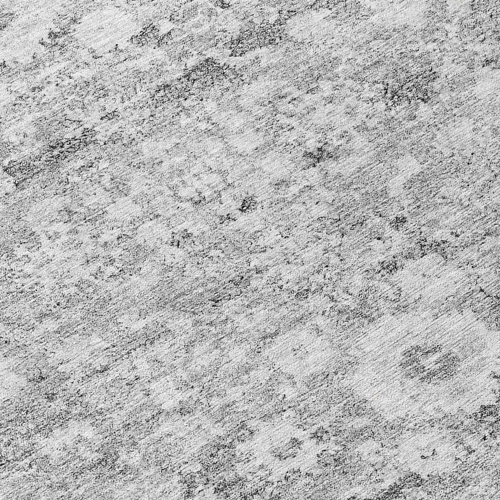 Addison Rugs Ocean Ripples Silver Washable Indoor-Outdoor Rug