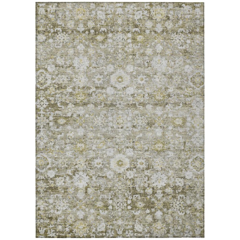 Addison Rugs Ocean Ripples Taupe Washable Indoor-Outdoor Rug