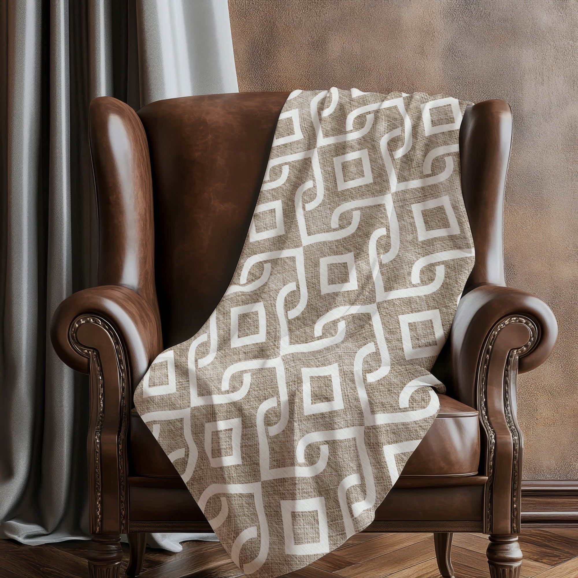 Addison Rugs Offset Stripes 50" x 70" Throw Blanket