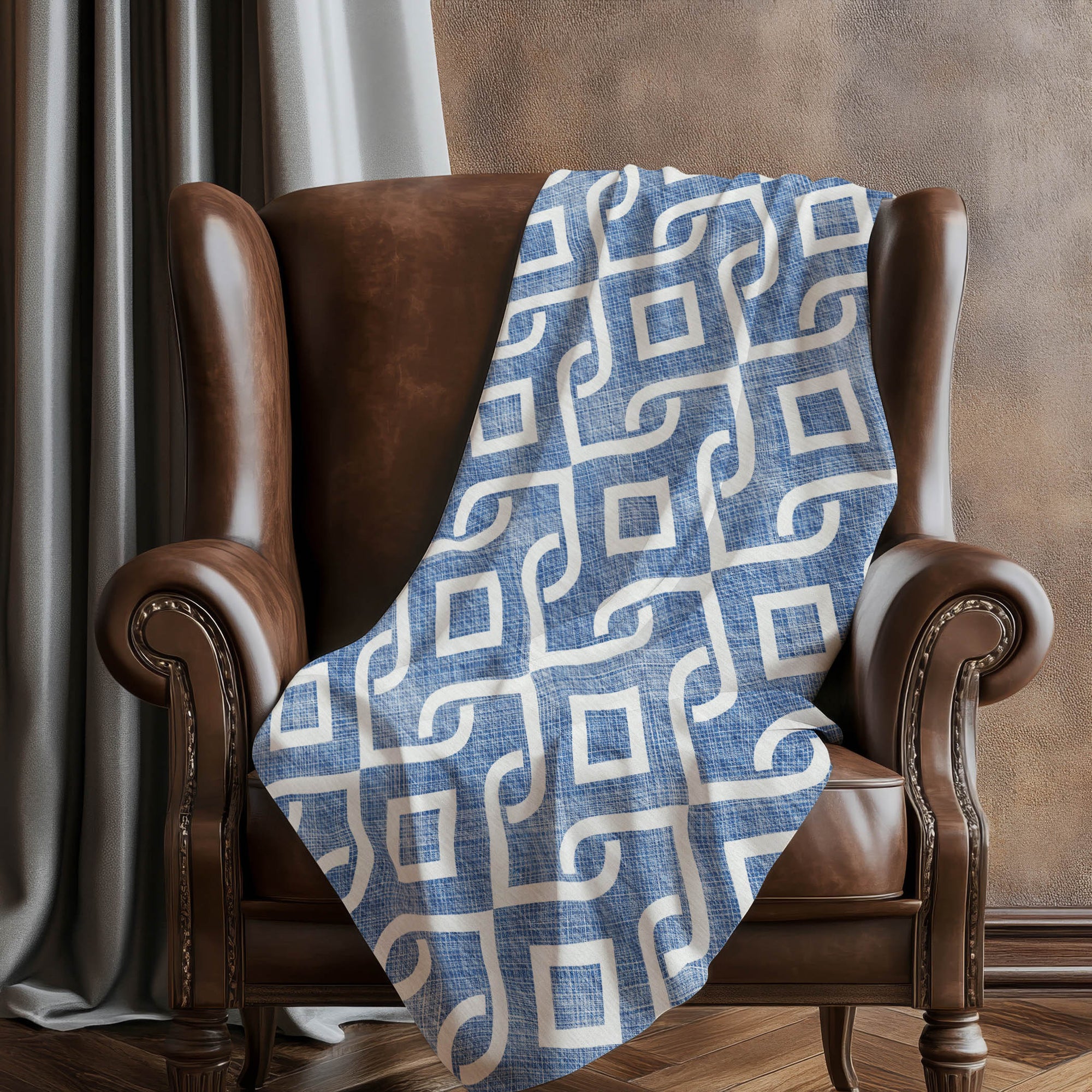 Addison Rugs Offset Stripes 50" x 70" Throw Blanket