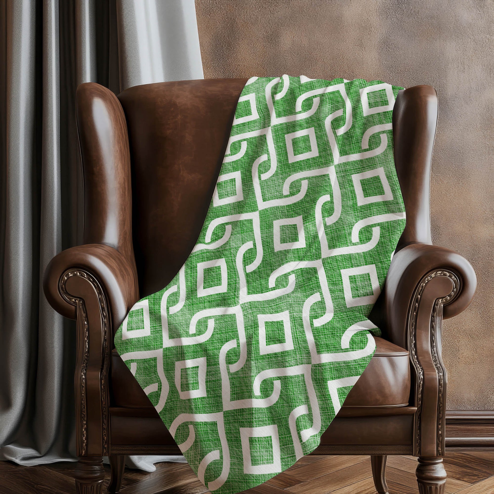 Addison Rugs Offset Stripes 50" x 70" Throw Blanket