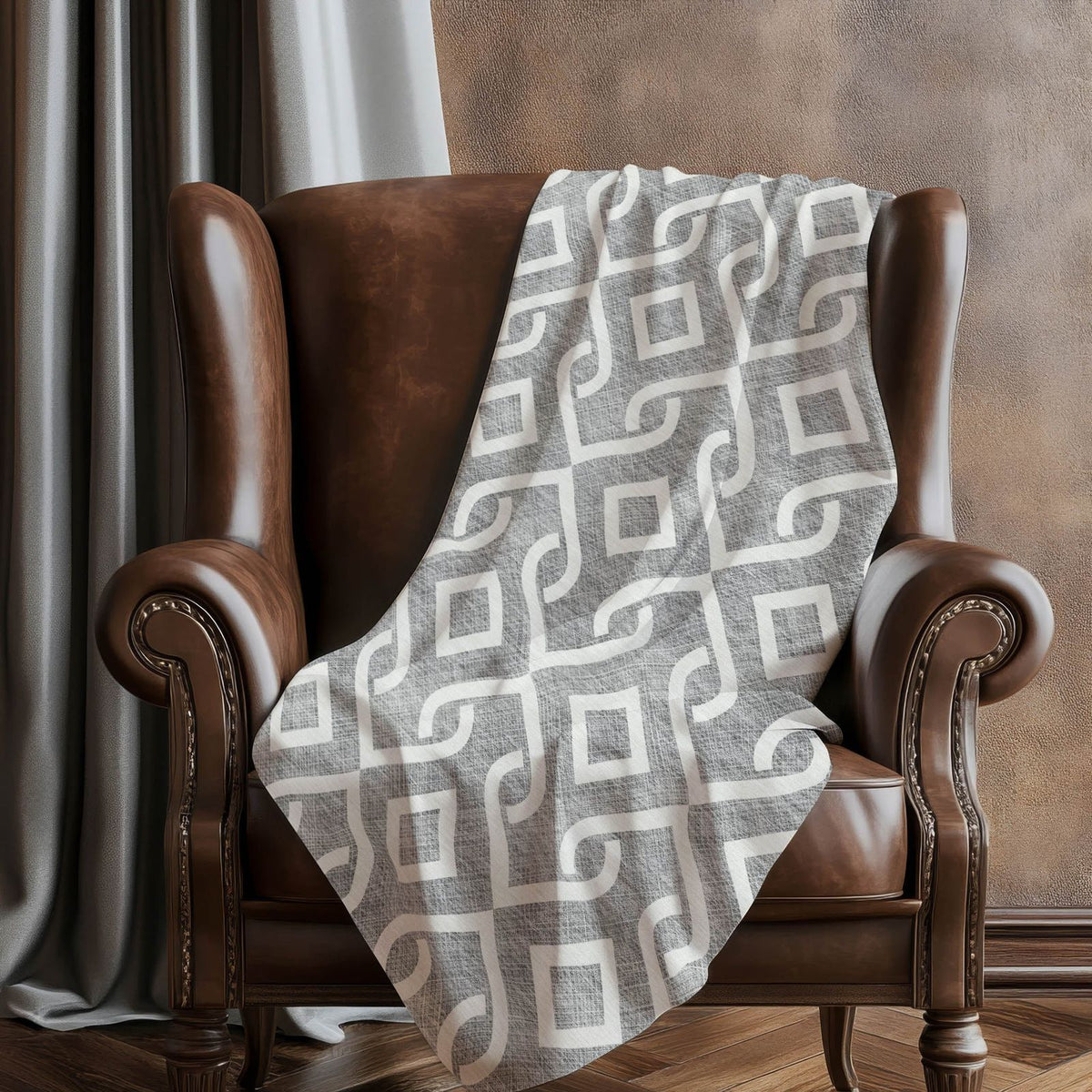 Addison Rugs Offset Stripes 50" x 70" Throw Blanket