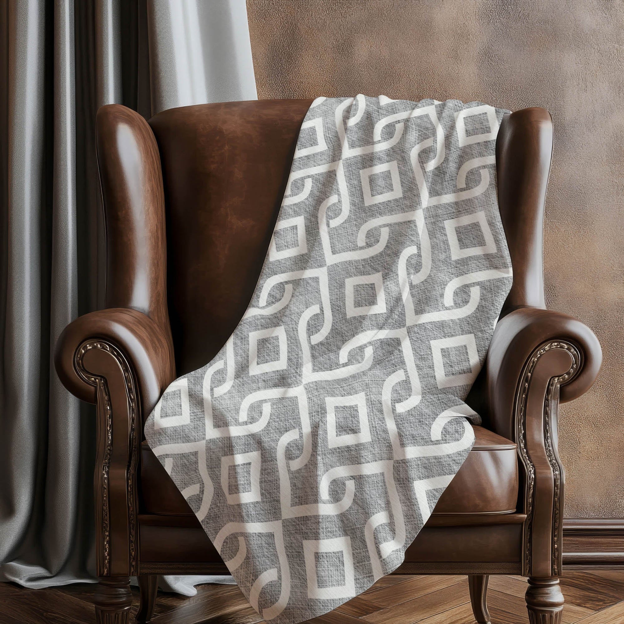 Addison Rugs Offset Stripes 50" x 70" Throw Blanket
