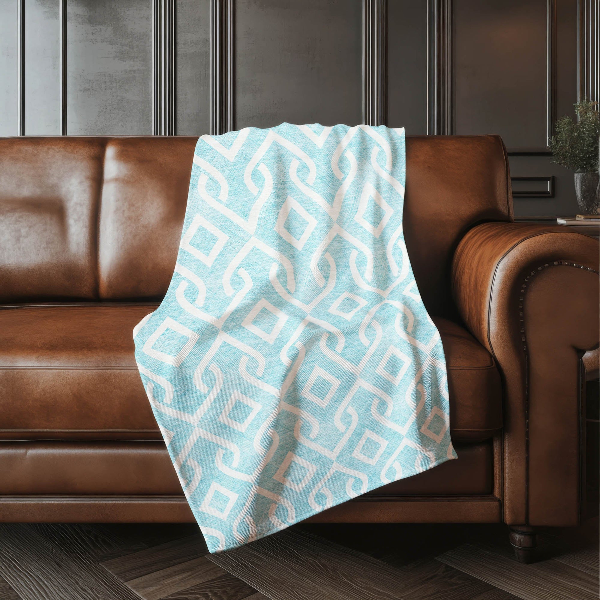 Addison Rugs Offset Stripes 50" x 70" Throw Blanket