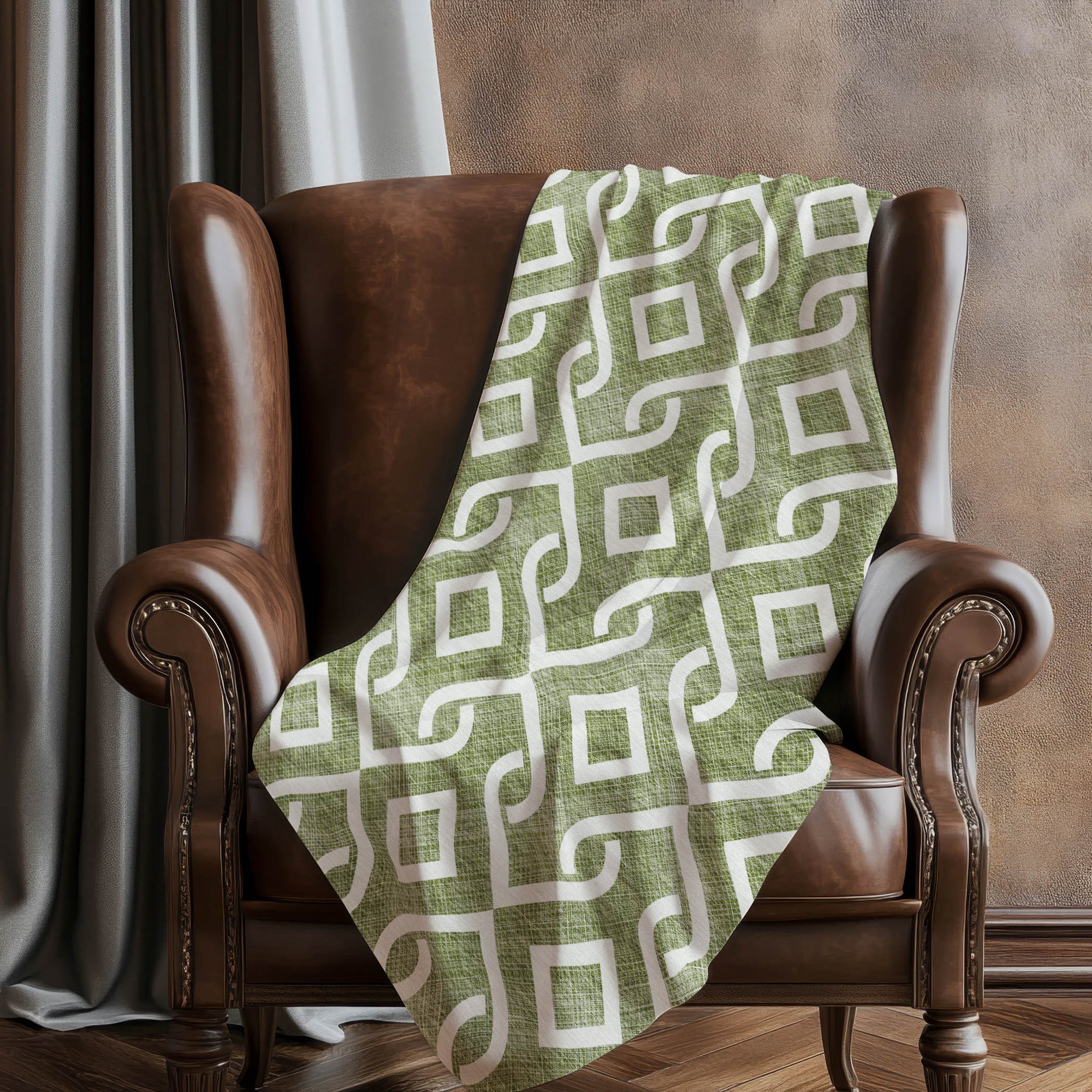Addison Rugs Offset Stripes 50" x 70" Throw Blanket