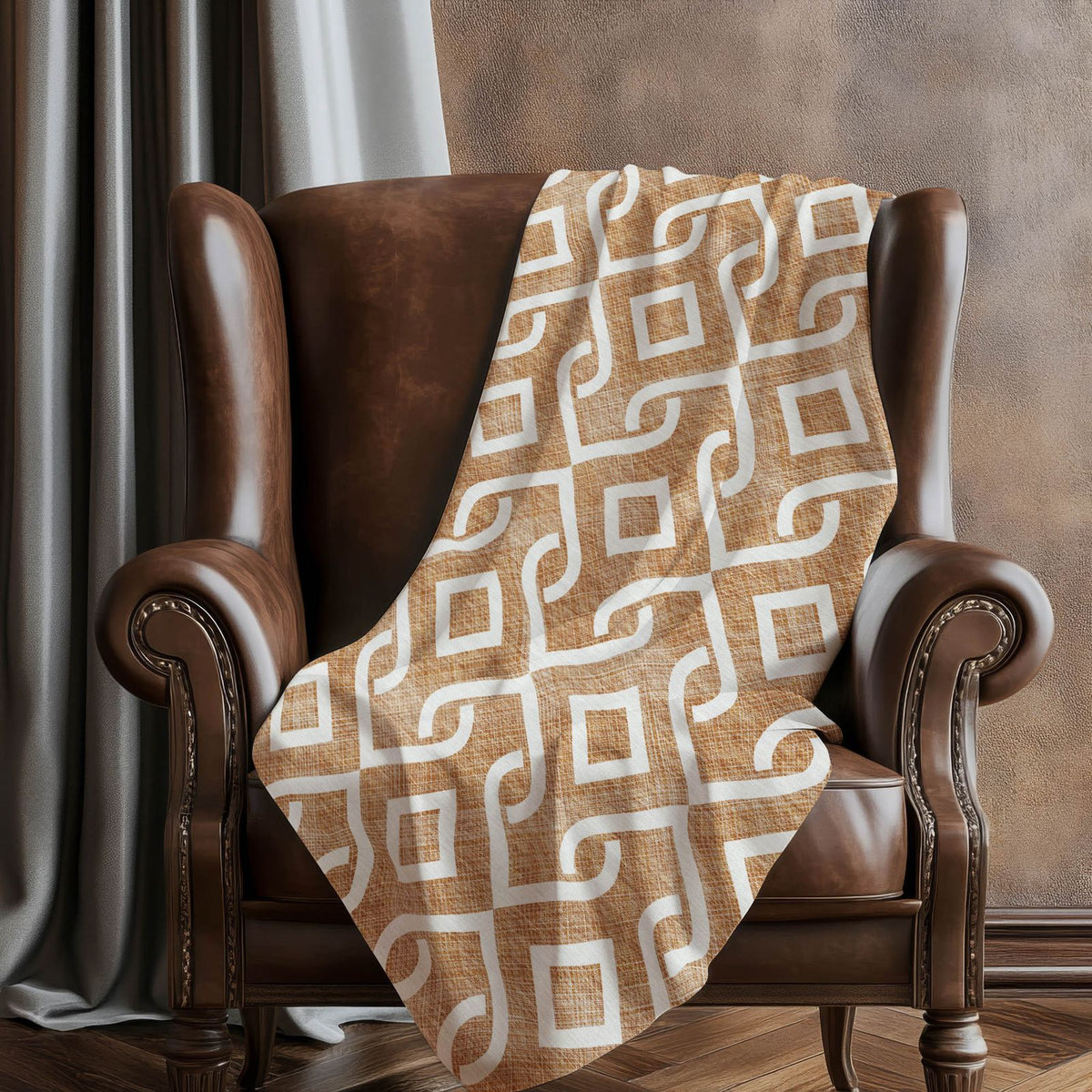 Addison Rugs Offset Stripes 50" x 70" Throw Blanket