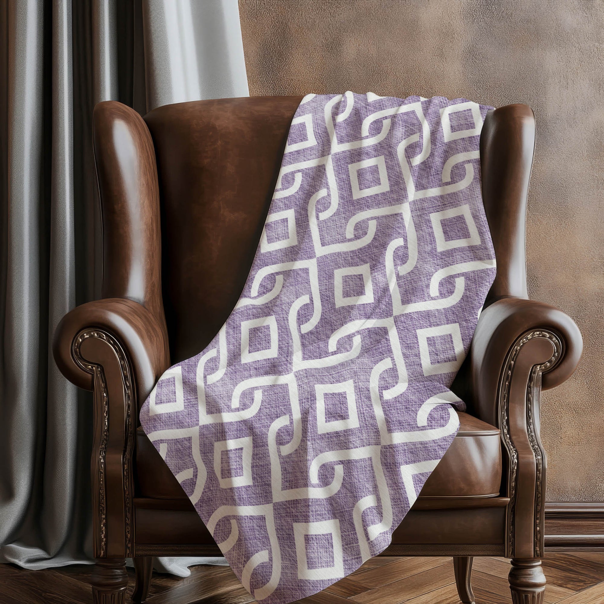 Addison Rugs Offset Stripes 50" x 70" Throw Blanket