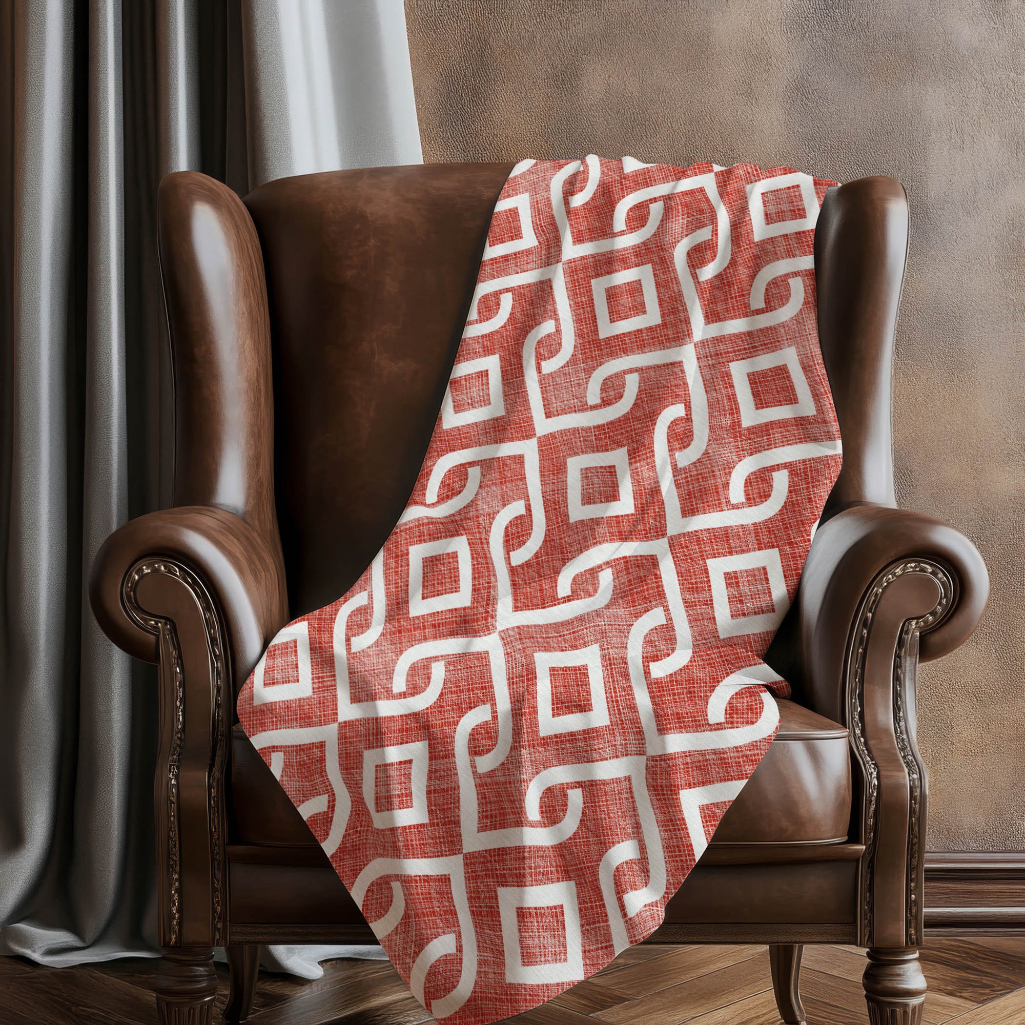 Addison Rugs Offset Stripes 50" x 70" Throw Blanket