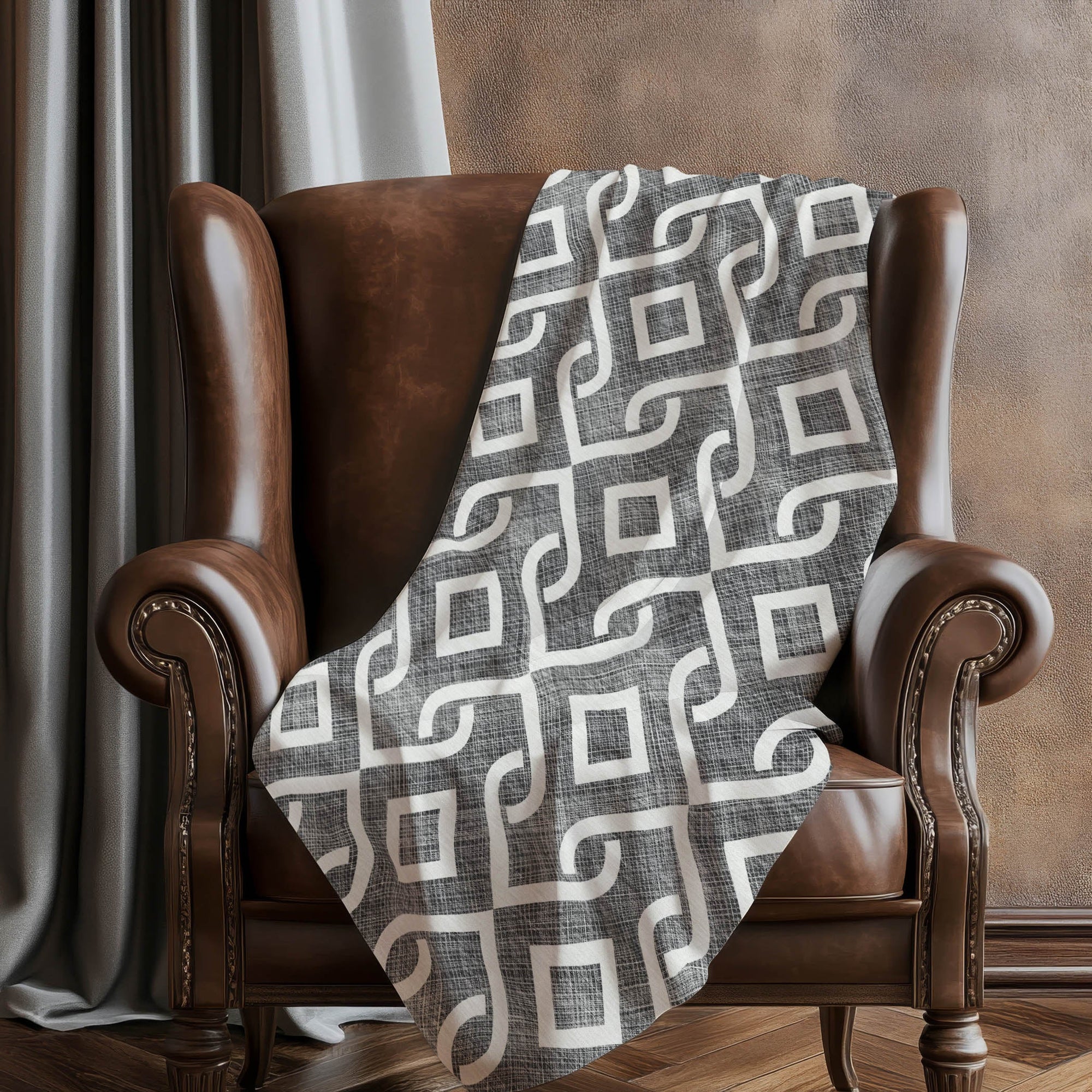 Addison Rugs Offset Stripes 50" x 70" Throw Blanket