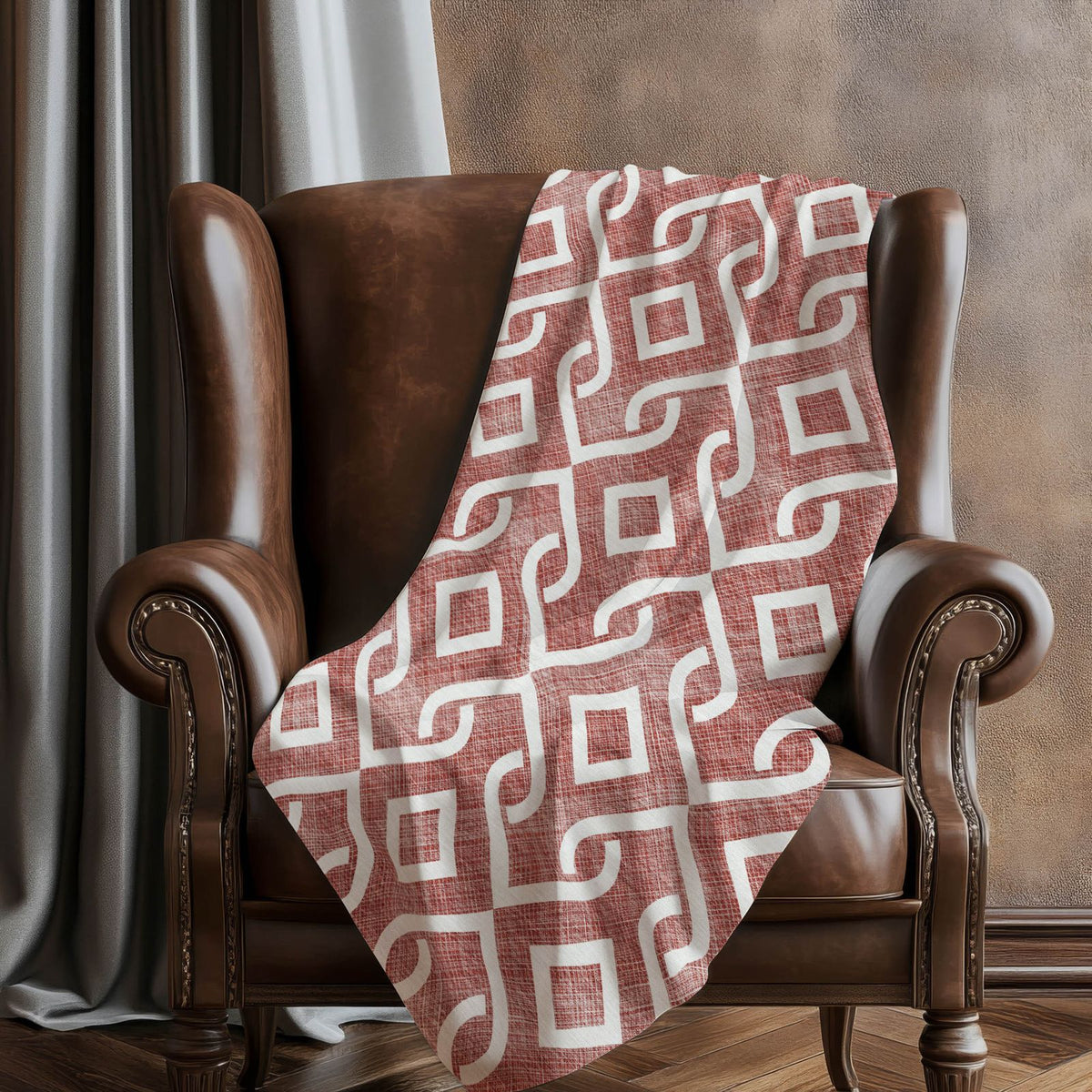 Addison Rugs Offset Stripes 50" x 70" Throw Blanket
