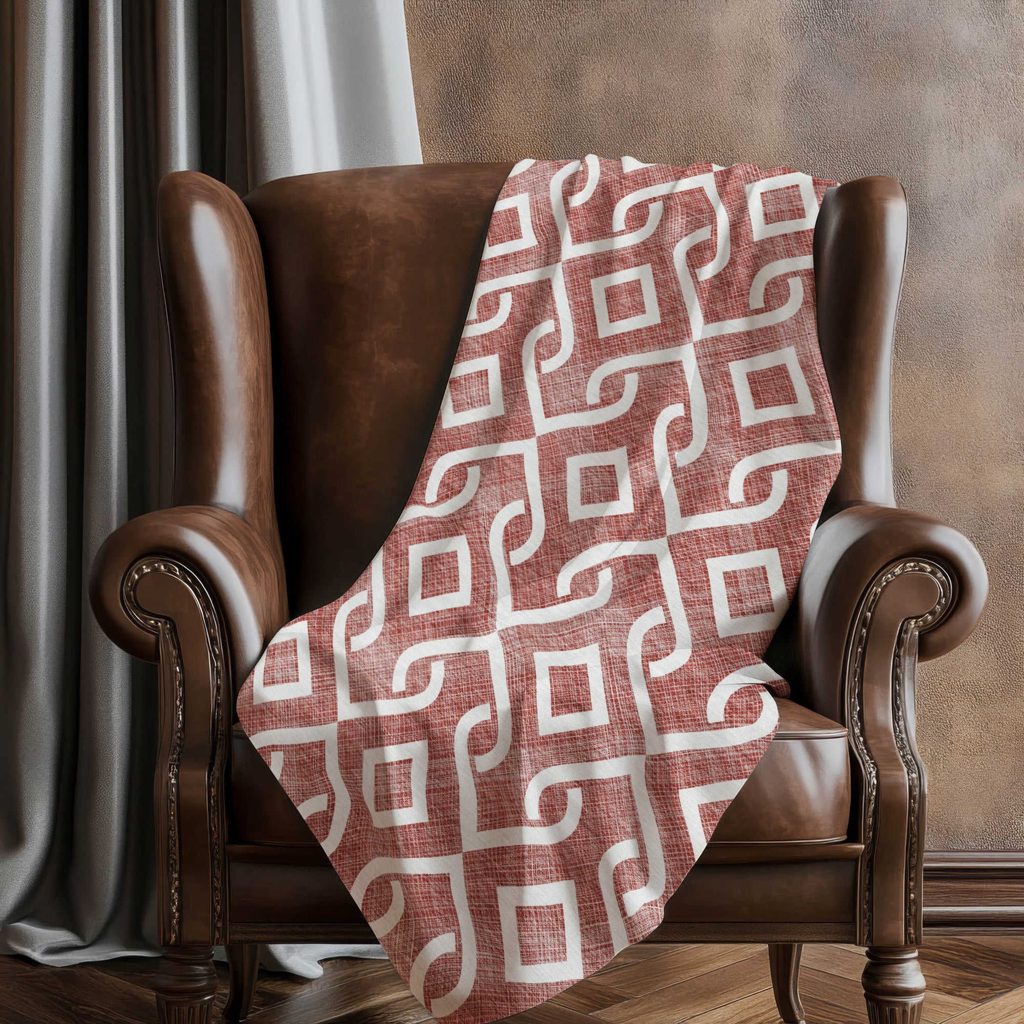 Addison Rugs Offset Stripes 50" x 70" Throw Blanket