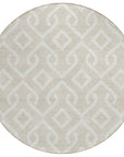 Addison Rugs Offset Stripes Beige Washable Indoor-Outdoor Rug