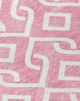 Addison Rugs Offset Stripes Blush Washable Indoor-Outdoor Rug