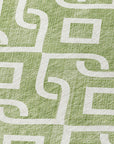 Addison Rugs Offset Stripes Green Washable Indoor-Outdoor Rug